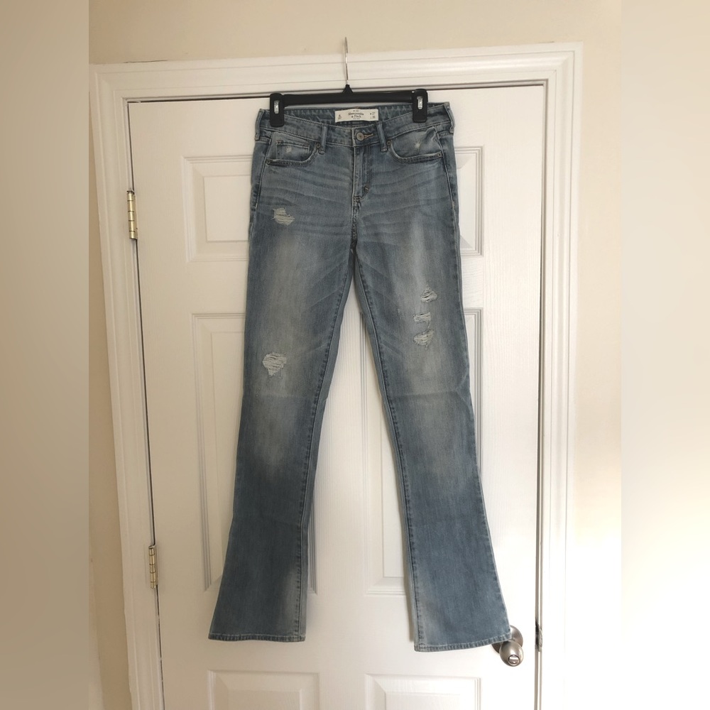 Abercrombie Mid/Low Rise Flare Jeans (Size 4 Long) New With Tags